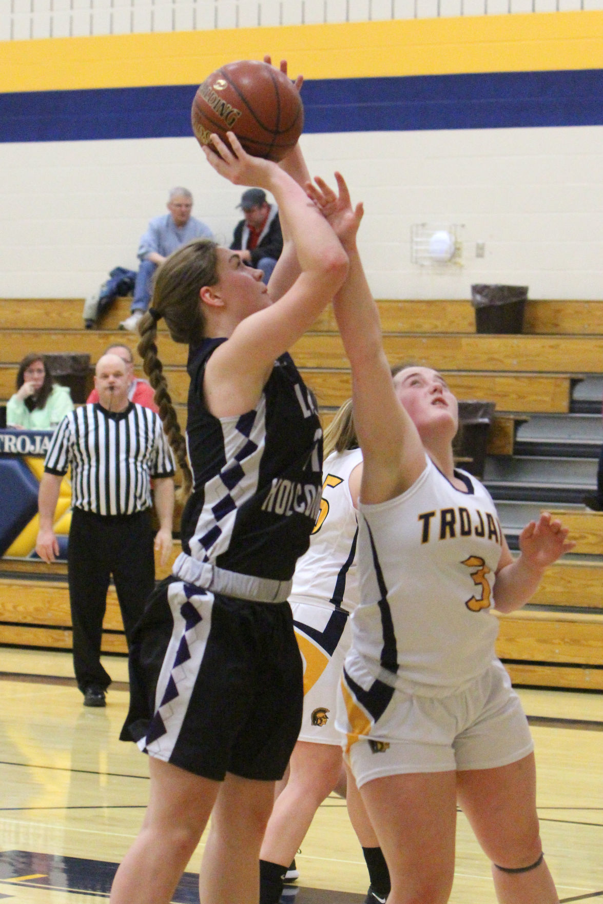 Lake Holcombe at New Auburn girls basketball 2-14-19